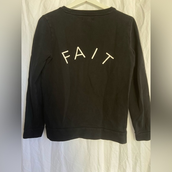 Madewell Bien Fait Crewneck Sweatshirt Size Small - Picture 6 of 6